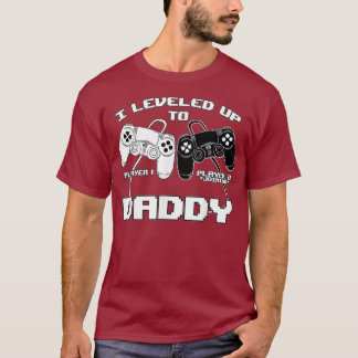 I Levelled Up To Daddy Gaming Controller Rpg Game T-Shirt