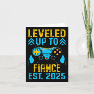 I Levelled Up To Fiance 2025 Gamer Groom Just Enga Card