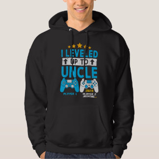 I Levelled Up To Uncle 2023 Gamer Funny Soon To Be Hoodie