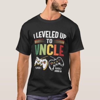 I Levelled Up To Uncle 2023 New Uncle Gamer Promot T-Shirt