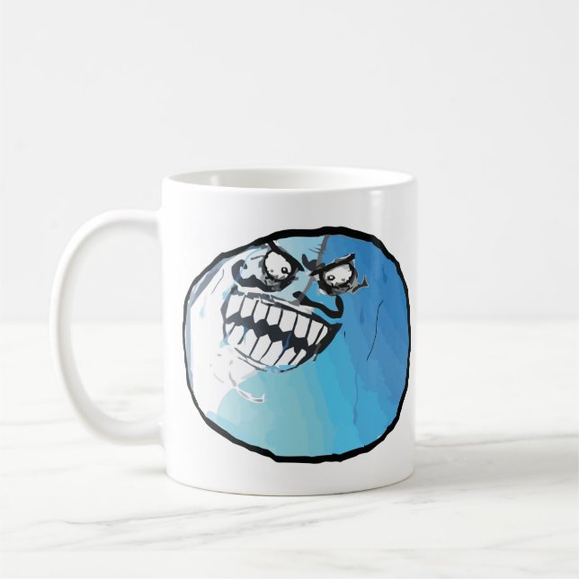 i lied face coffee mug (Left)