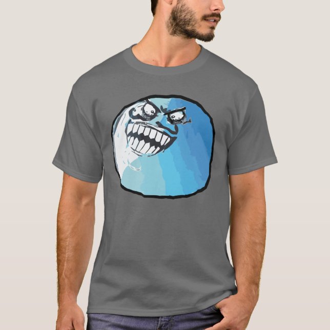 I Lied Rage Face Meme T-Shirt (Front)