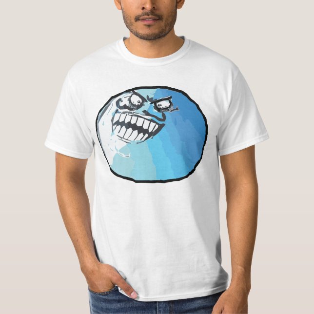 I Lied Rage Face Meme T-Shirt (Front)