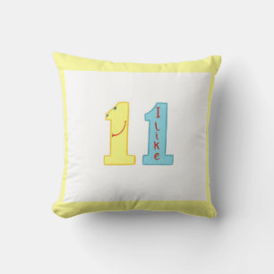 I like 11 Birthday Number Pillows