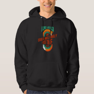 I like Africa and Could Willingly  Mens Safari Tra Hoodie