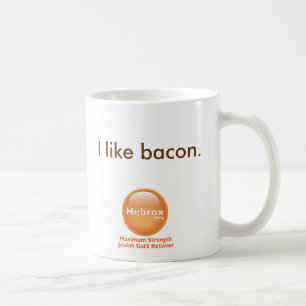 I like bacon coffee mug
