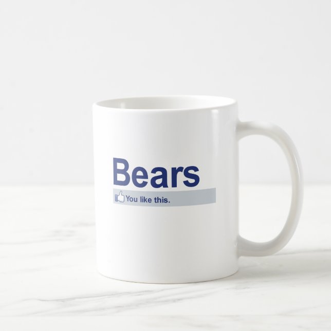 I Like Bears Coffee Mug (Right)