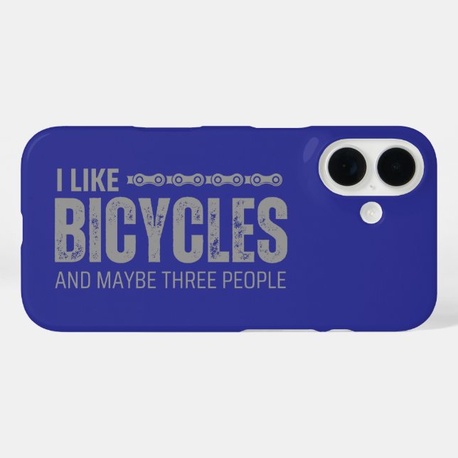 I like bicycles and maybe three people quote Case-Mate iPhone case (Back (Horizontal))