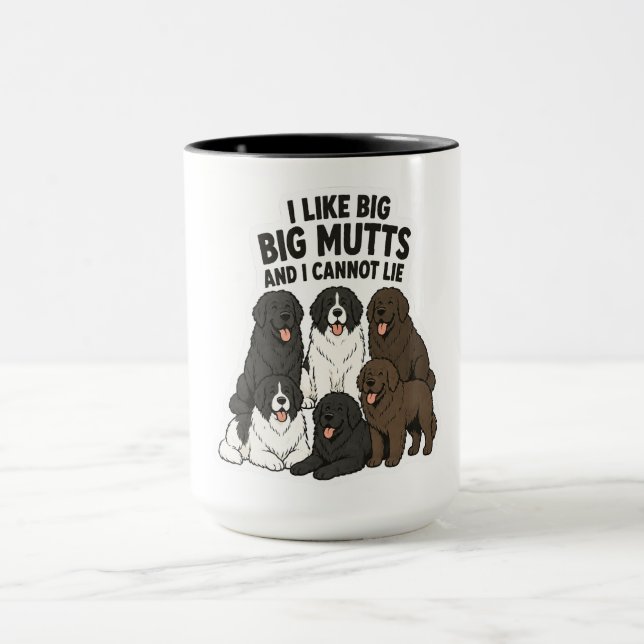 I Like Big Big Mutts and I Cannot Lie Mug (Center)