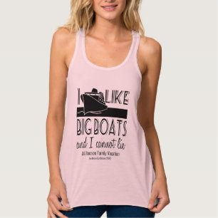 I Like Big Boats and I Cannot Lie Funny Cruise  Singlet