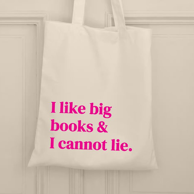 I like big books and I cannot lie Tote Bag (Creator Uploaded)