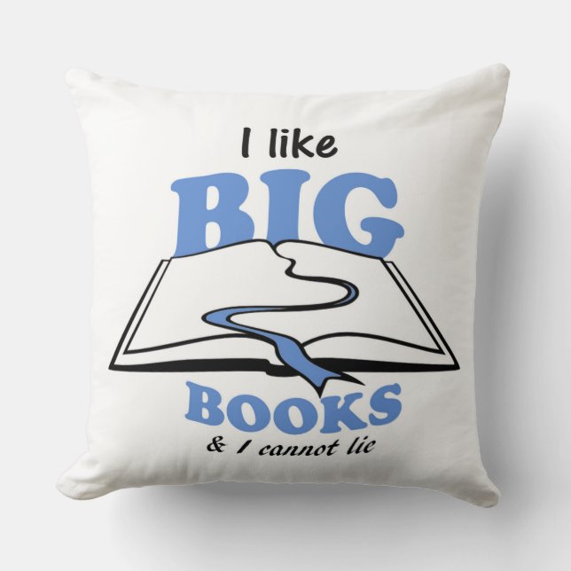 I like Big Books Cushion (Front)
