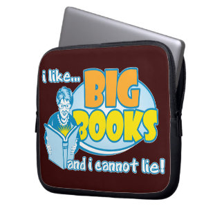 I Like Big Books Laptop Sleeve