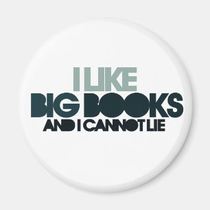 I Like Big Books Magnet