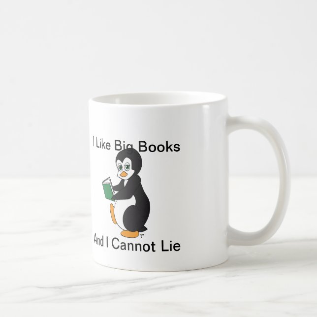 I Like Big Books Mug (Right)