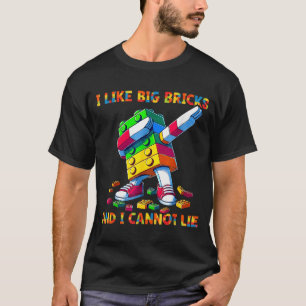 I Like Big Bricks &amp; I Can't Lie Funny Master B T-Shirt