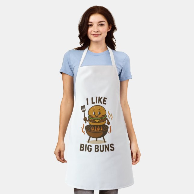 I Like Big Buns Chef Apron (Worn)