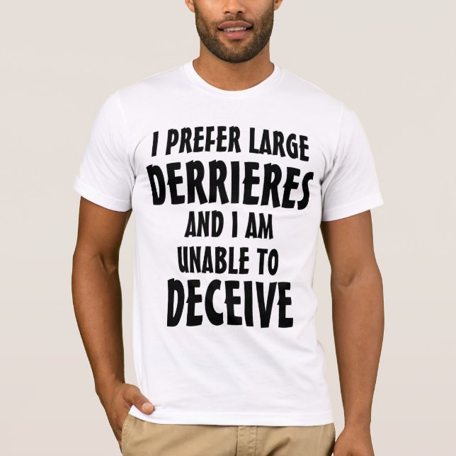 I Like Big Butts Classy Version T-Shirt (Front)