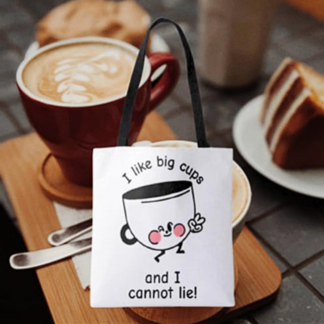 I Like Big Cups – Funny Tote Bag (Creator Uploaded)