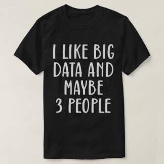I Like Big Data And Maybe 3 People T-Shirt