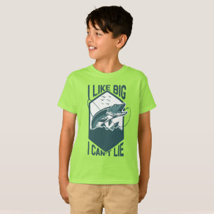 I Like Big Fish And I Can't Lie Pike Biting T-Shirt