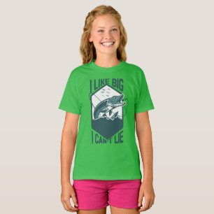 I Like Big Fish And I Can't Lie Pike Biting T-Shirt