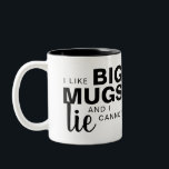 I like big mugs and I cannot lie funny humor<br><div class="desc">This is a great gift for a coworker,  friend or anyone with a sense of humor. Text,  font and color can be changed to your preference. If you need any assistance customizing your product,  please contact me through my store and I will be happy to help.</div>