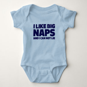 I Like Big Naps and I Can Not Lie Baby Bodysuit