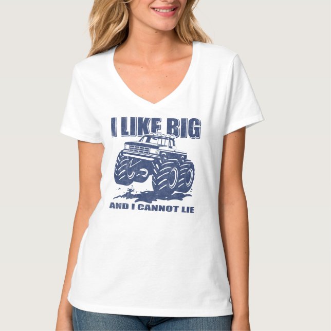 I Like Big Trucks T-Shirt (Front)
