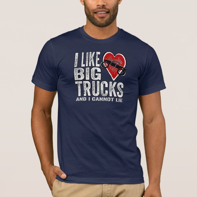 I Like BIG Trucks T-Shirt (Front)