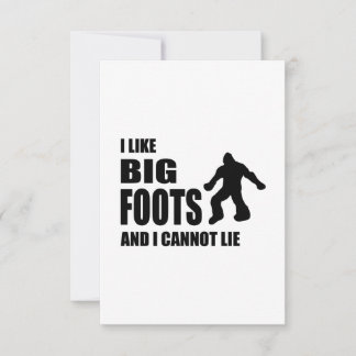 I Like Bigfoots and I Cannot Lie