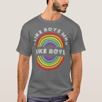 I like boys who like boys Pride LGBT LGBTQ T LGBT T-Shirt