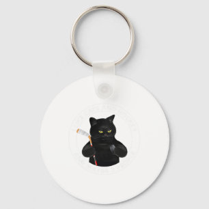 I Like Cats And Hockey And Maybe 3 People Funny Bl Key Ring