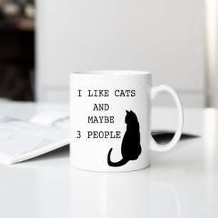 I like Cats ⎢Funny Mug