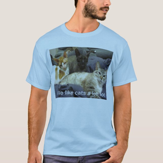 I like cats T-Shirt (Front)