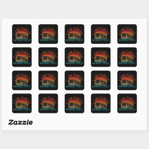 i like classic and maybe 3 people square sticker