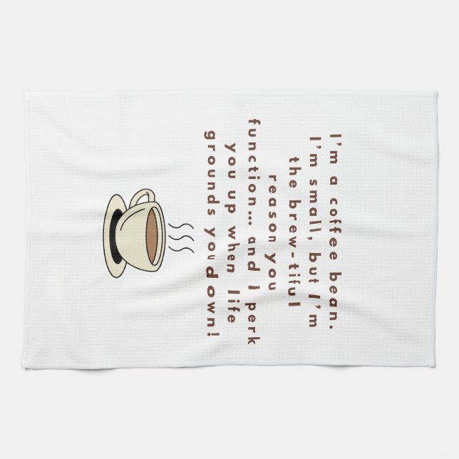 I like coffee tea towel (Horizontal)