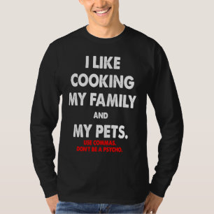 I Like Cooking Grammer T-Shirt