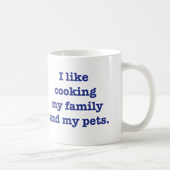 I Like Cooking My Family Mug (Right)