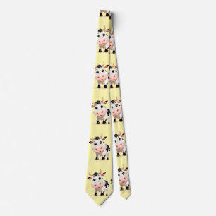 I Like Cows Art Thunder_Cove Tie