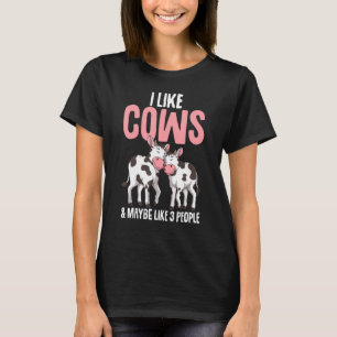 I Like Cows Farmer Cow Kids Women T-Shirt