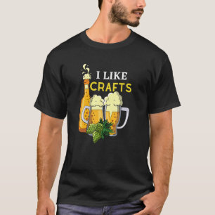 I Like Crafts Beer Microbrew Hops   2 T-Shirt