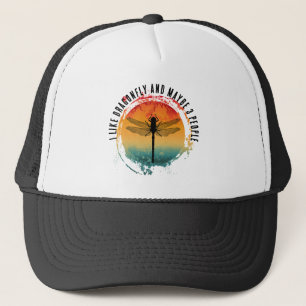 I LIKE DRAGONFLY AND MAYBE 3 PEOPLE TRUCKER HAT
