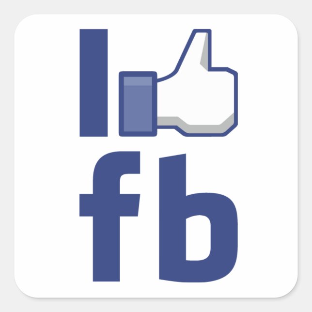 I LIKE Facebook Sticker (Front)