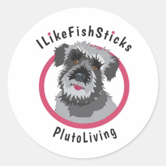 I Like Fish Sticks Classic Round Sticker