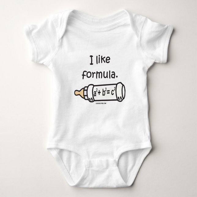I Like Forumla Baby Bodysuit (Front)