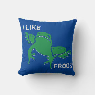 I Like Frogs Cushion