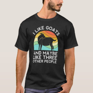 I Like Goats Love Zodiac Life Girl Women Men Kids T-Shirt