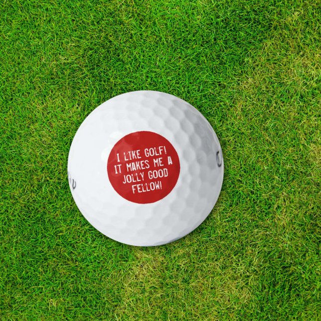 I like Golf Funny Sports Humour Saying Typography Balls (Creator Uploaded)