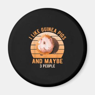 I Like Guinea Pigs Wheek Cavy Lover Guinea Pig Mum Magnet